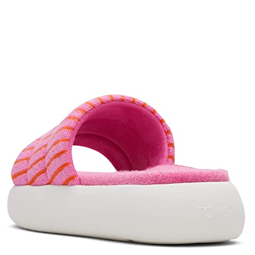 Toms Alpargata mallow Slide, pink(pinkstriped), Gr. 38 von TOMS