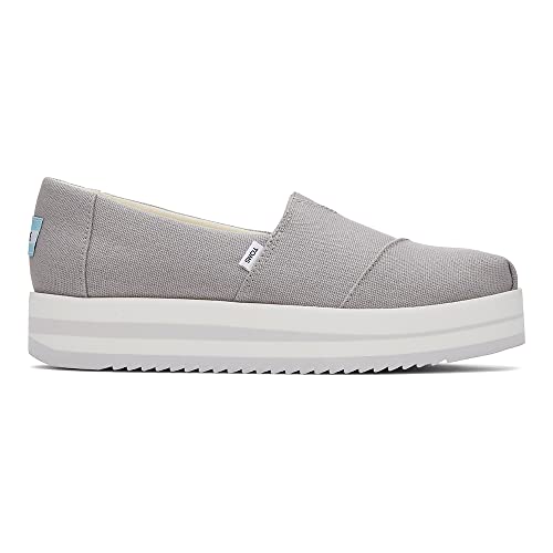 TOMS Damen Alpargata Midform Loafer Flat, Nieselgrau, 36 EU von TOMS