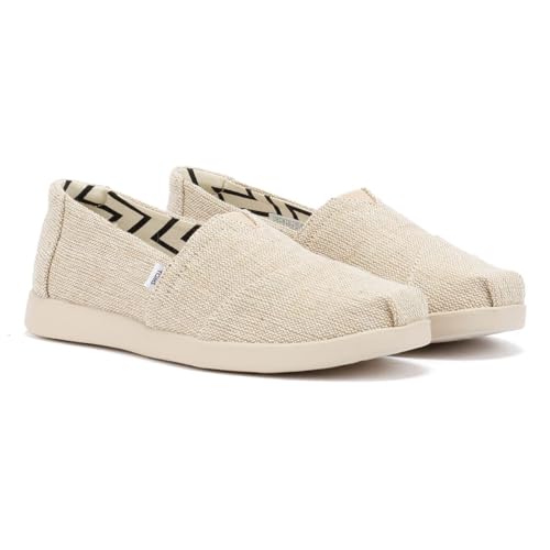 TOMS - Damen Alpargata Plus Espadrille, Kolorit Natural Undyed Heritage Canvas, Größe: 37.5 EU von TOMS