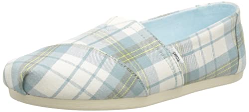 TOMS Damen Alpargata Print Flache Slipper, BLAU, 36.5 EU von TOMS