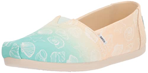 TOMS Damen Alpargata Print Flache Slipper, Ombre-Muschel mehrfarbig, 39 von TOMS