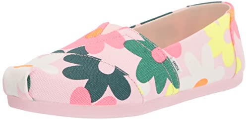 TOMS Damen Alpargata Print Flache Slipper, Retro-Floral Rosa, 36 von TOMS