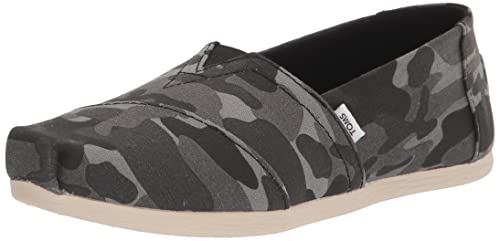 TOMS Damen Alpargata Print Flache Slipper, Schwarz Camo, 39 EU von TOMS