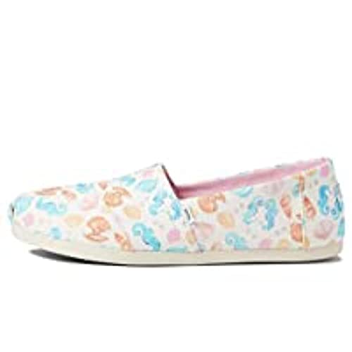 TOMS Damen Alpargata Print Flache Slipper, Seemuschel Natur, 35.5 von TOMS