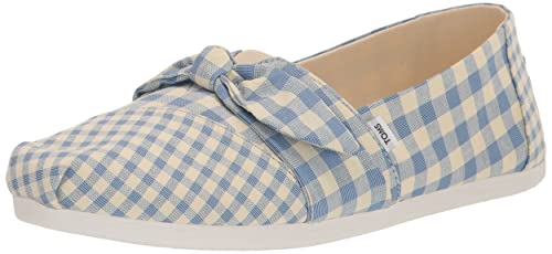 TOMS Damen Alpargata Print Flacher Slipper, Blue, 36 EU von TOMS