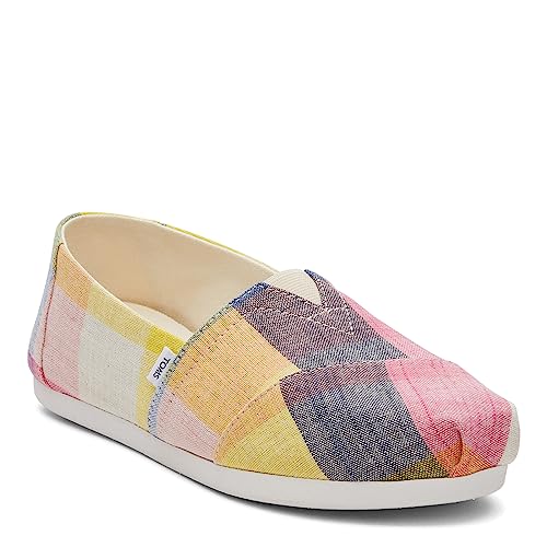 TOMS Damen Alpargata Print Flacher Slipper, Multi-Color, 35.5 EU von TOMS