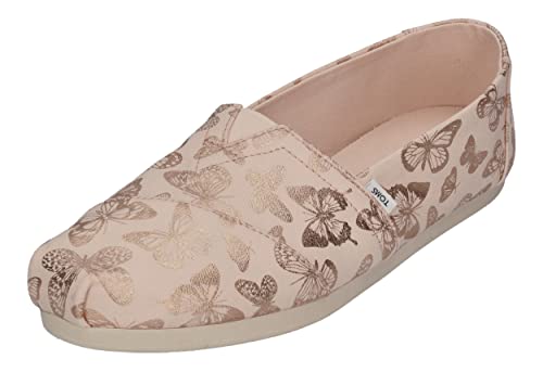 TOMS Damen Alpargata Print Flacher Slipper, Pink Buterfly, 35.5 EU von TOMS