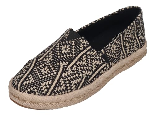 TOMS Damen - Alpargata Rope 2.0 10021886 - Black Diamond global Woven, Größe:41 EU von TOMS