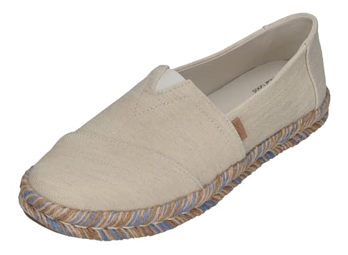 TOMS Damen - Alpargata Rope 2.0 10021934 - White Onyx Textured Denim, Größe:39 EU von TOMS