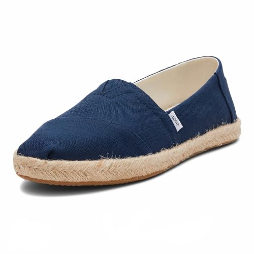 TOMS Damen Alpargata Rope Classic Flacher Slipper, Blue Navy, 35.5 EU von TOMS