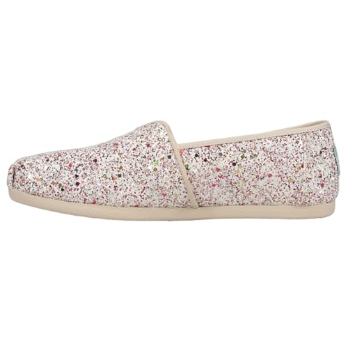 TOMS Damen Alpargata Schlupfschuhe Flacher Slipper, Natürlicher Glitzer, 40 EU von TOMS