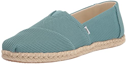 TOMS Damen Alpargata-Seil Flacher Slipper, Mineral, blau, 40 EU TOMS Damen Alpargata-Seil Flacher Slipper, Mineral, blau, 40 EU von TOMS
