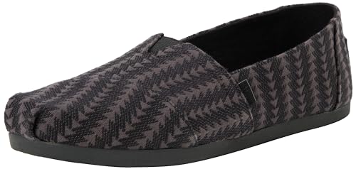 TOMS Damen Alpargata Cloudbound Flacher Slipper, Schwarzes Dreieck, 42.5 EU von TOMS