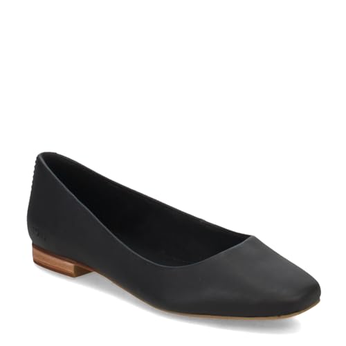 TOMS Damen Briella Ballerinas, Schwarzes Leder, 35.5 EU von TOMS