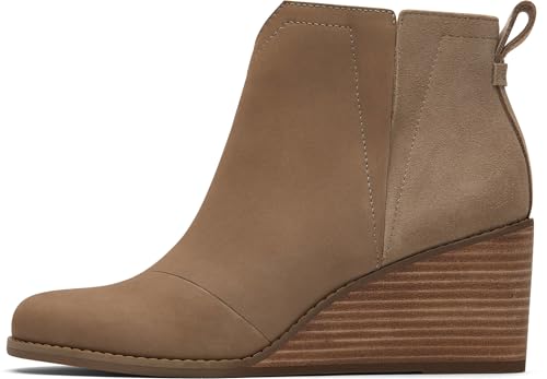 TOMS Damen Clare Stiefelette, Dune Nubuck Leather Suede, 42.5 EU von TOMS