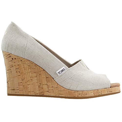 TOMS Damen Classic Wedge Sandalen mit Keilabsatz, Off White, 42 EU von TOMS