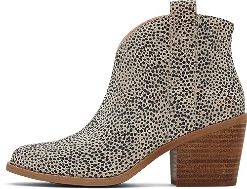 TOMS Women's, Constance Boot, Sahara Mini Cheetah Suede, 36.5 EU von TOMS