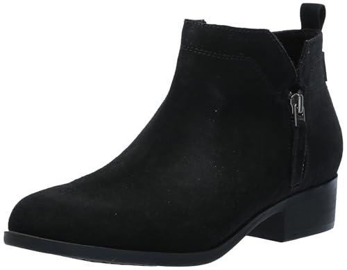 TOMS Damen Dahlia Stiefelette, Black Suede Heritage Canvas, 36 EU von TOMS
