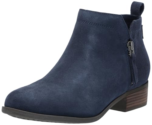 TOMS Damen Dahlia Stiefelette, Navy Suede Heritage Canvas, 42.5 EU von TOMS