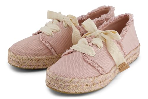 TOMS Damen Pale Rose Beachside Woven/Fray Sneaker, 41 EU von TOMS