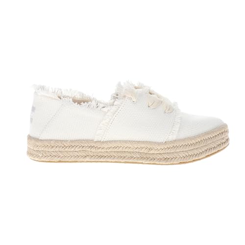TOMS Damen Espadrilles - Carolina LACE UP 10021879- White Beachside, Größe:37.5 EU von TOMS