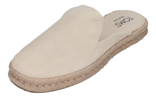 TOMS Damen Espadrilles Santiago Mule 10021874 - Light Sand Suede, Größe:38.5 EU von TOMS