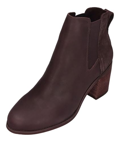 TOMS Damen Evelyn Chelsea-Stiefel, BlackBerry Leather Suede, 42.5 EU von TOMS