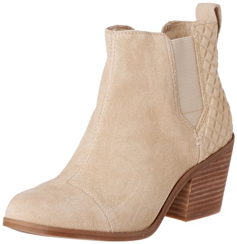 TOMS Damen Everly Stiefel, Oatmeal Suede, 41 EU von TOMS