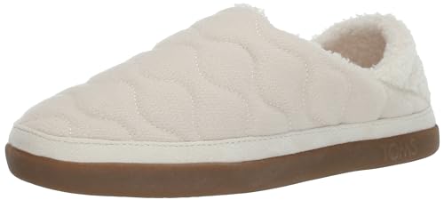 TOMS Damen Ezra Hausschuh, Gesteppter Filz in hellem Sand, 36 EU von TOMS