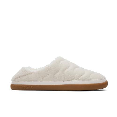 TOMS Damen Ezra Hausschuh, Light Sand Quilted Felt, 41 EU von TOMS