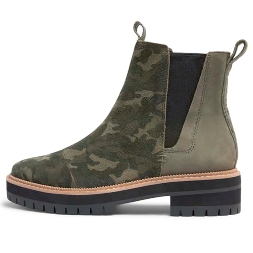 TOMS Damen Forest Camouflage Dakota Casual Stiefel - Grün, Grün , 36.5 EU von TOMS