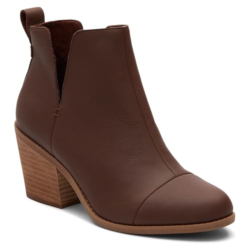 TOMS Damen Immer mit Aussparungen Stiefel, Kastanienleder, 40 EU von TOMS