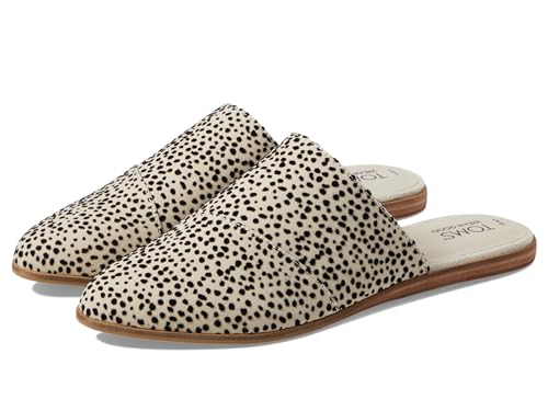 TOMS Damen Jade Flacher Slipper, Fog Flocked Mini Cheetah, 37 EU von TOMS