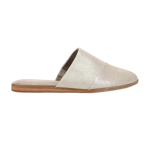 TOMS Damen Jade Hausschuh, Champagne Metallic Suede, 36.5 EU von TOMS