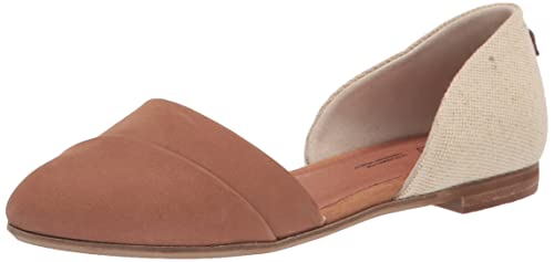 TOMS Damen Jutti Dorsay Ballerinas, Brauner Zucker, 43.5 EU von TOMS