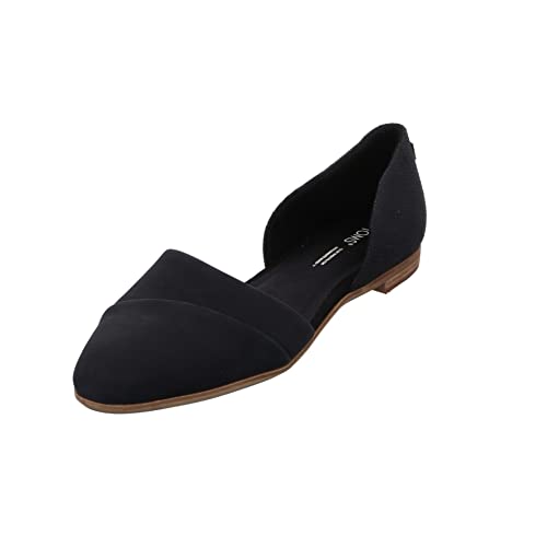 TOMS Damen Jutti Dorsay Ballerinas, SCHWARZ, 42 EU von TOMS