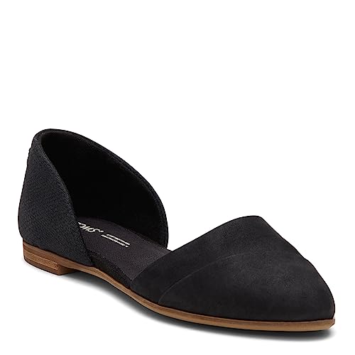 TOMS Damen Jutti Dorsay Ballerinas, SCHWARZ, 43.5 EU von TOMS