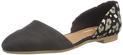 TOMS Damen Jutti Dorsay Flache Ballerina, SCHWARZ Geparden, 35.5 EU von TOMS