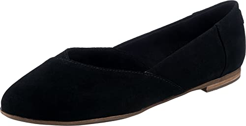 TOMS WOMEN JUTTI NEAT Black Suede UK4.5 von TOMS