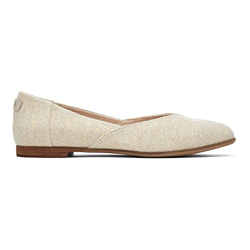 TOMS Damen Jutti Neat Ballerinas, Natürliches Metallic, 38 EU von TOMS