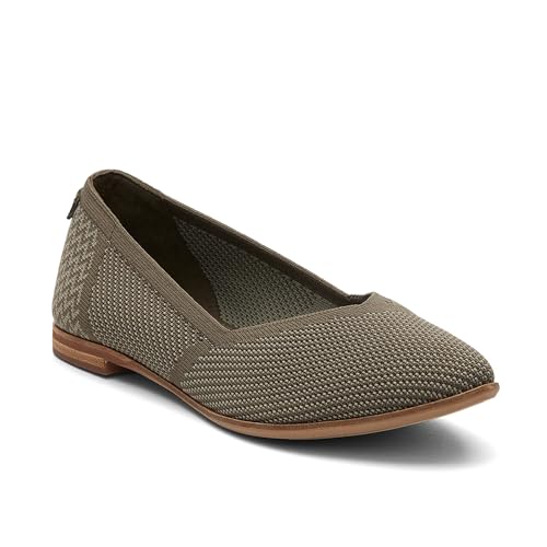 TOMS Damen Jutti Neat Ballerinas, Olive Night Repreve Knit, 37 EU von TOMS