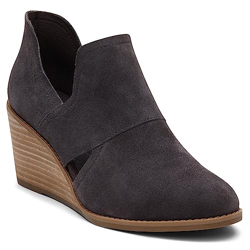 TOMS Damen Kallie Cutout Stiefel, Pavement Grey, 42 EU von TOMS