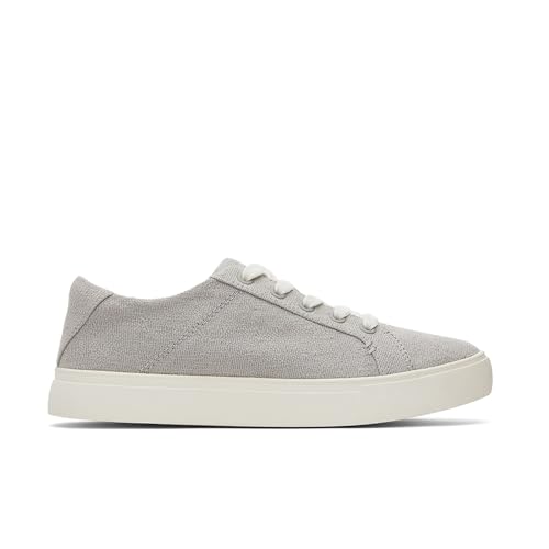 TOMS Damen Kameron Lace Up Sneaker, Drizzle Grey Two Tone Slub, 36.5 EU von TOMS