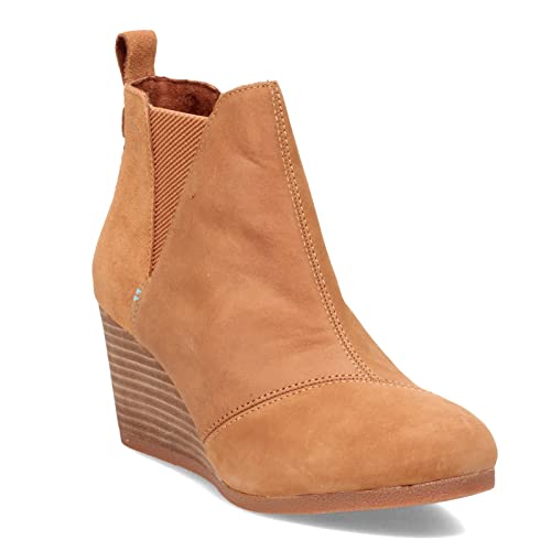 TOMS Damen Kelsey Mode-Stiefel, Tan Oiled Nubuck/Suede, 41 EU von TOMS