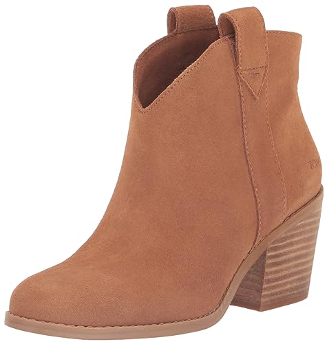 TOMS Damen Konstanz Stiefelette, Braun-Tan Suede, 37.5 EU von TOMS