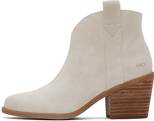 TOMS Damen Konstanz Stiefelette, Helles Wildleder, 38 EU von TOMS