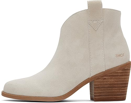 TOMS Damen Constance Stiefelette, Light Sand Suede, 40 EU von TOMS