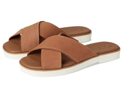 TOMS Damen Mae Crossover Flache Sandalen, Brauner Zucker, 40 EU von TOMS