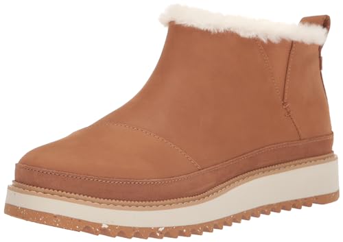 TOMS Damen Marlo Stiefel, Hellbraunes Wildleder, 39 EU von TOMS