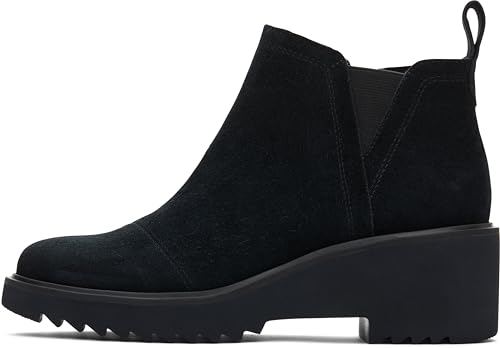 TOMS Damen Maude Stiefelette, Black Black Suede, 35.5 EU von TOMS
